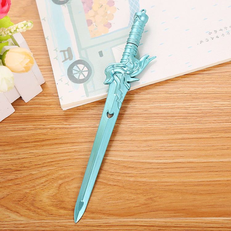 Ballpoint Pen Plastic Creative Sword Gel Pen Liuj033