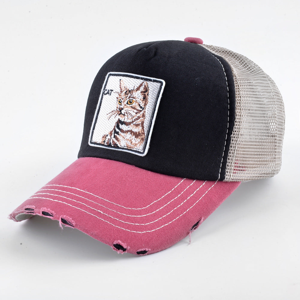 Nylon embroidered animal Baseball cap MYA-DSM014