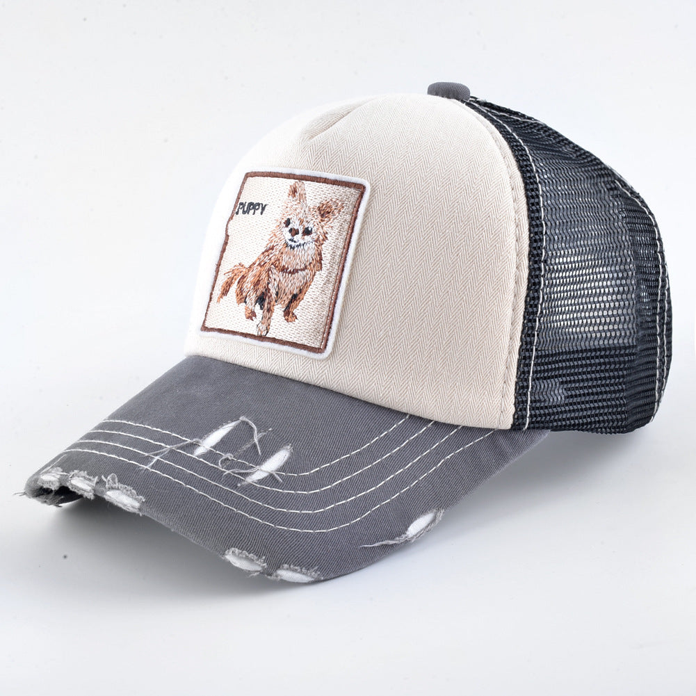 Nylon embroidered animal Baseball cap MYA-DSM014