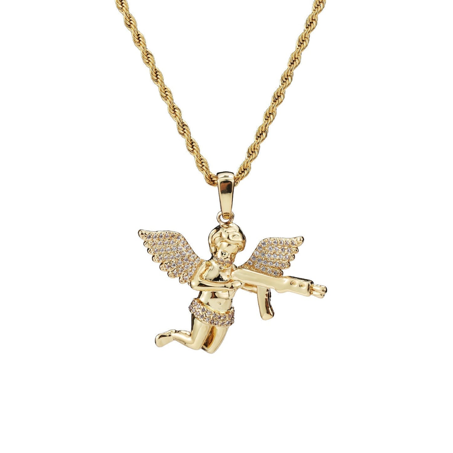 Necklaces Stainless Steel Cute Angel Xuanh002