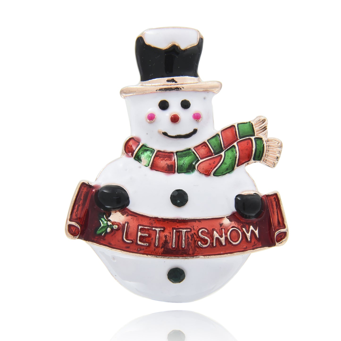 Alloy snowflake snowman elk brooch (Minimo de compra 2) MIC-YiM043