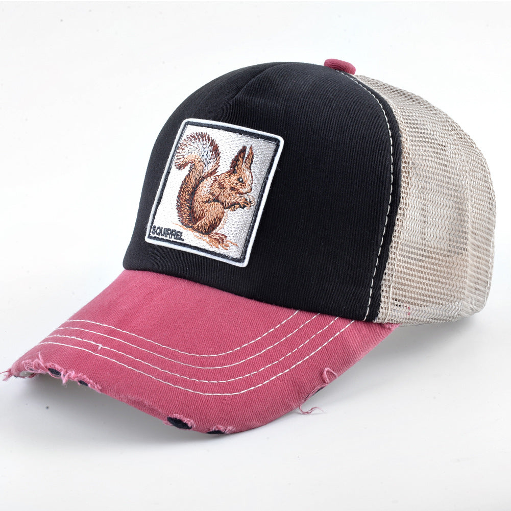 Nylon embroidered animal Baseball cap MYA-DSM014