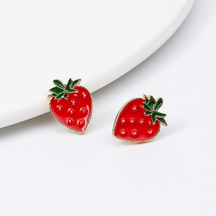 Alloy Fresh Fruit Earrings (Minimo de compra 5) MIC-YiRan011