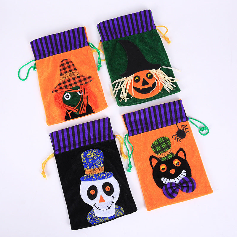 Halloween Pumpkin Ghost Candy Bag (Minimo de Compra 2) MIC-MingG021