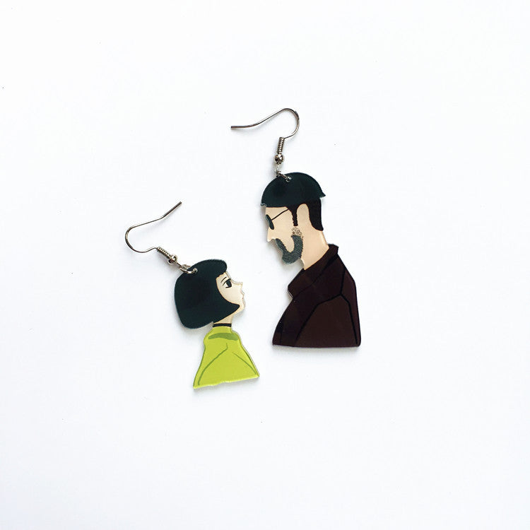 Resin killer not too cold earrings (Minimo de Compra 2) MIC-ChouT018