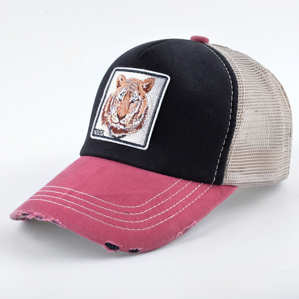 Nylon embroidered animal Baseball cap MYA-DSM014