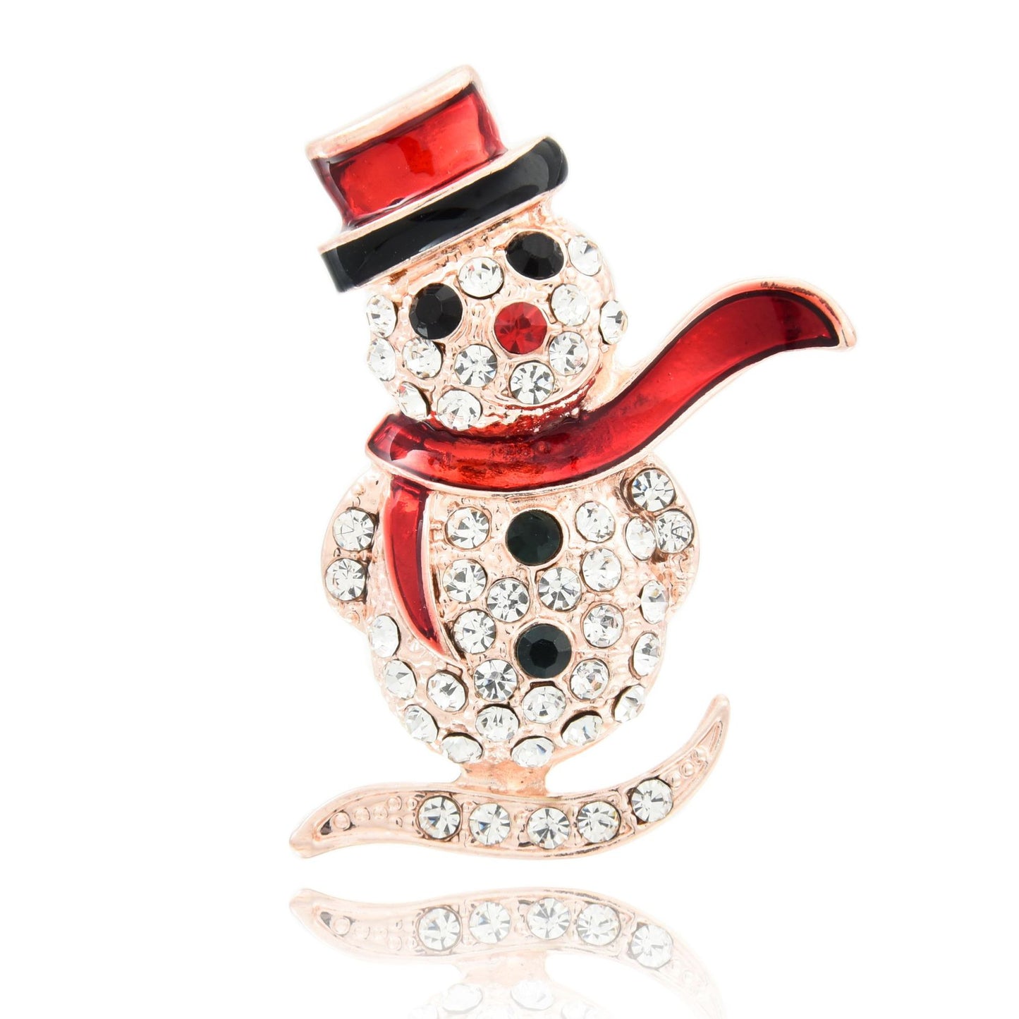 Alloy snowflake snowman elk brooch (Minimo de compra 2) MIC-YiM043