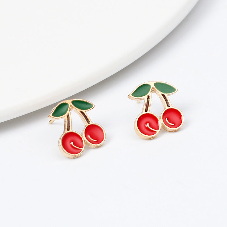 Alloy Fresh Fruit Earrings (Minimo de compra 5) MIC-YiRan011