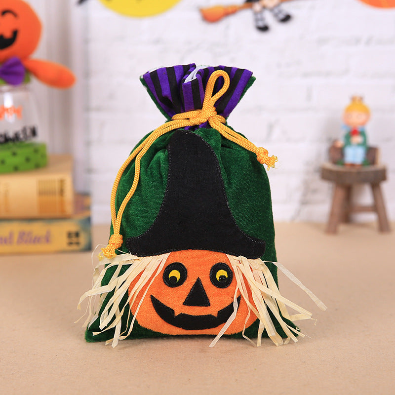 Halloween Pumpkin Ghost Candy Bag (Minimo de Compra 2) MIC-MingG021