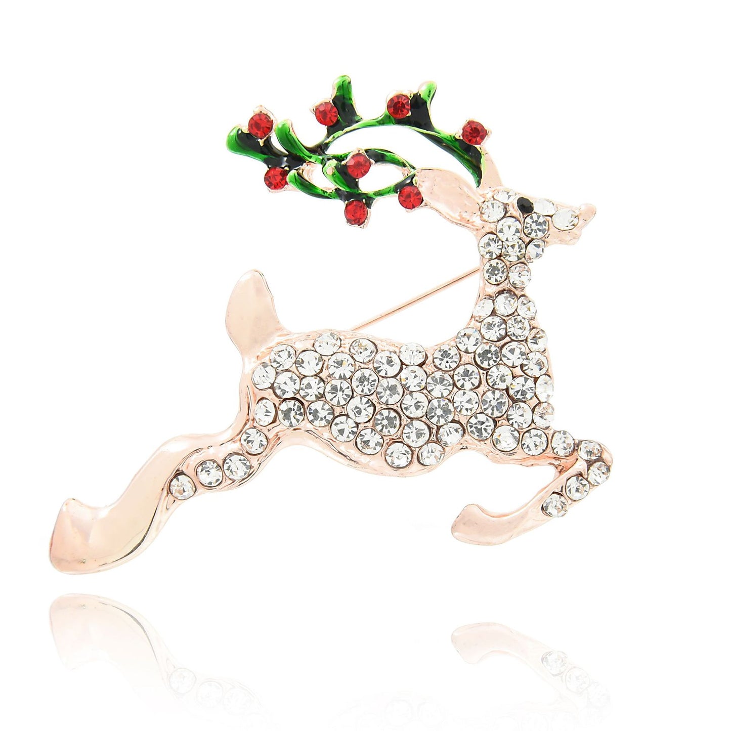 Alloy snowflake snowman elk brooch (Minimo de compra 2) MIC-YiM043