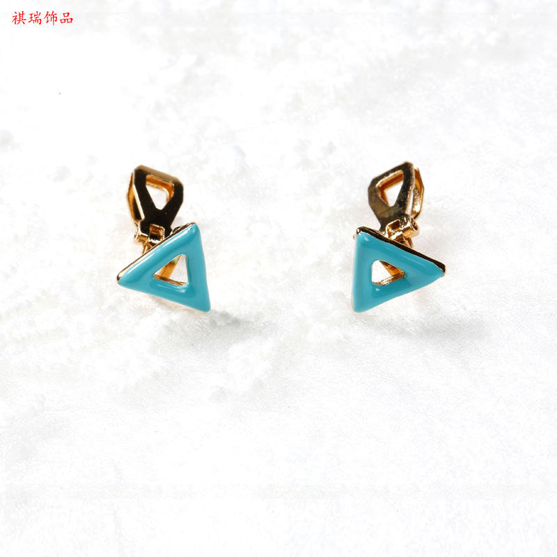 Alloy Sweet Geometric Earrings (Minimo de Compra 2) MIC-QiR015