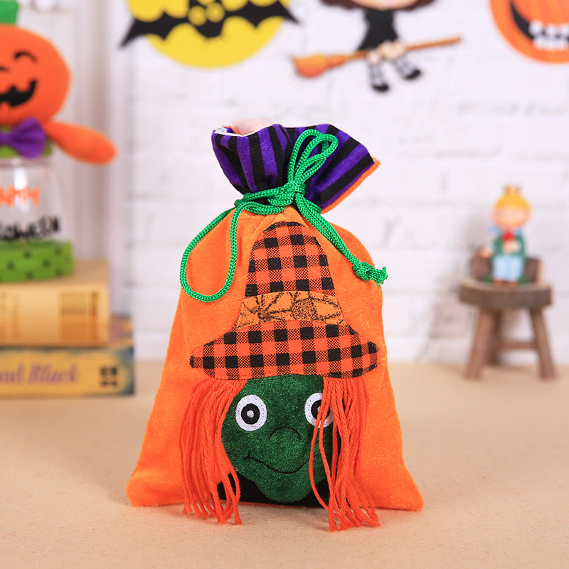 Halloween Pumpkin Ghost Candy Bag (Minimo de Compra 2) MIC-MingG021