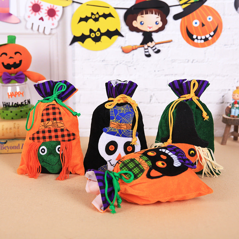 Halloween Pumpkin Ghost Candy Bag (Minimo de Compra 2) MIC-MingG021