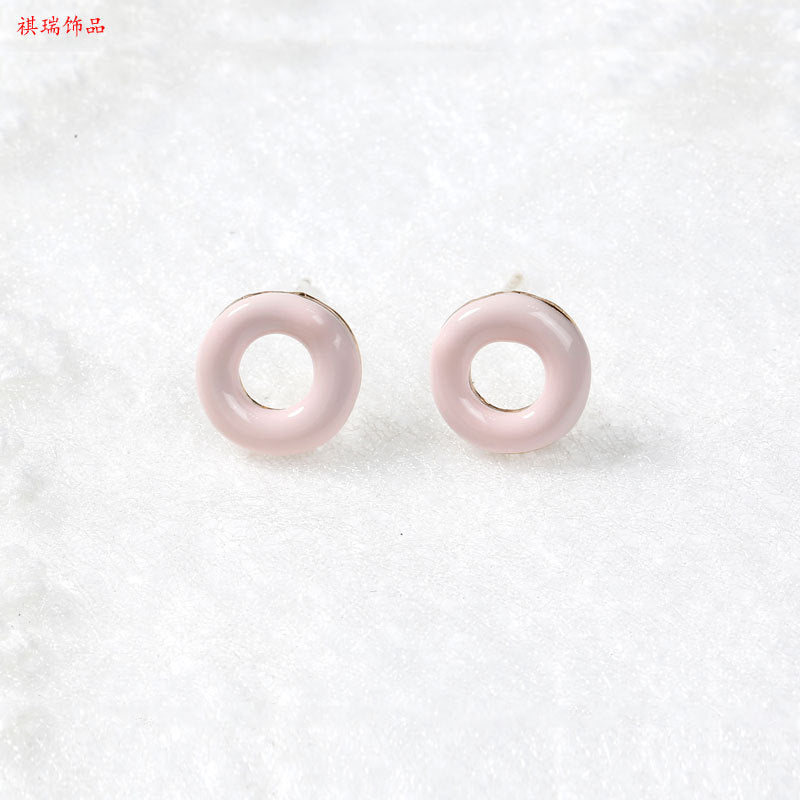 Alloy Sweet Geometric Earrings (Minimo de Compra 2) MIC-QiR015