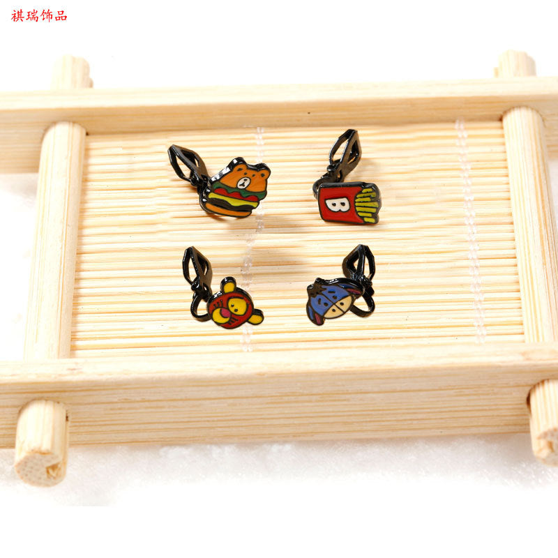 Alloy cartoon cute earrings (Minimo de Compra 2) MIC-QiR053