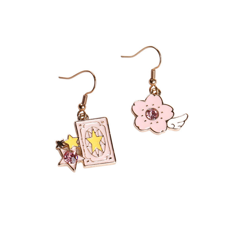 Alloy Versatile Magic Sakura Earrings (Minimo de Compra 2) MIC-QiR031