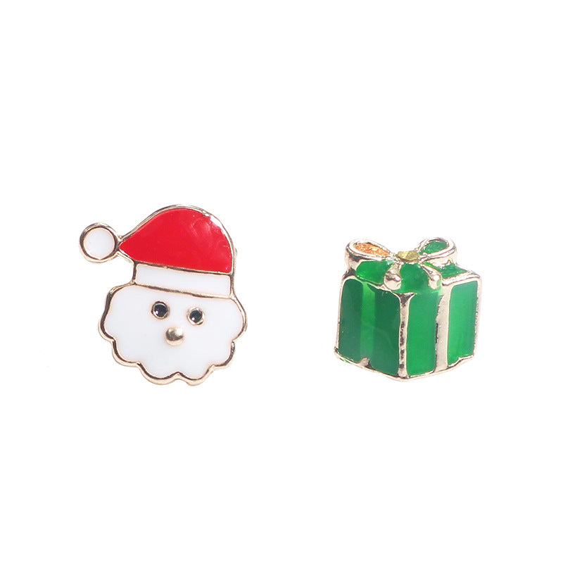 Alloy Christmas Elk Earrings MIC-MDD186