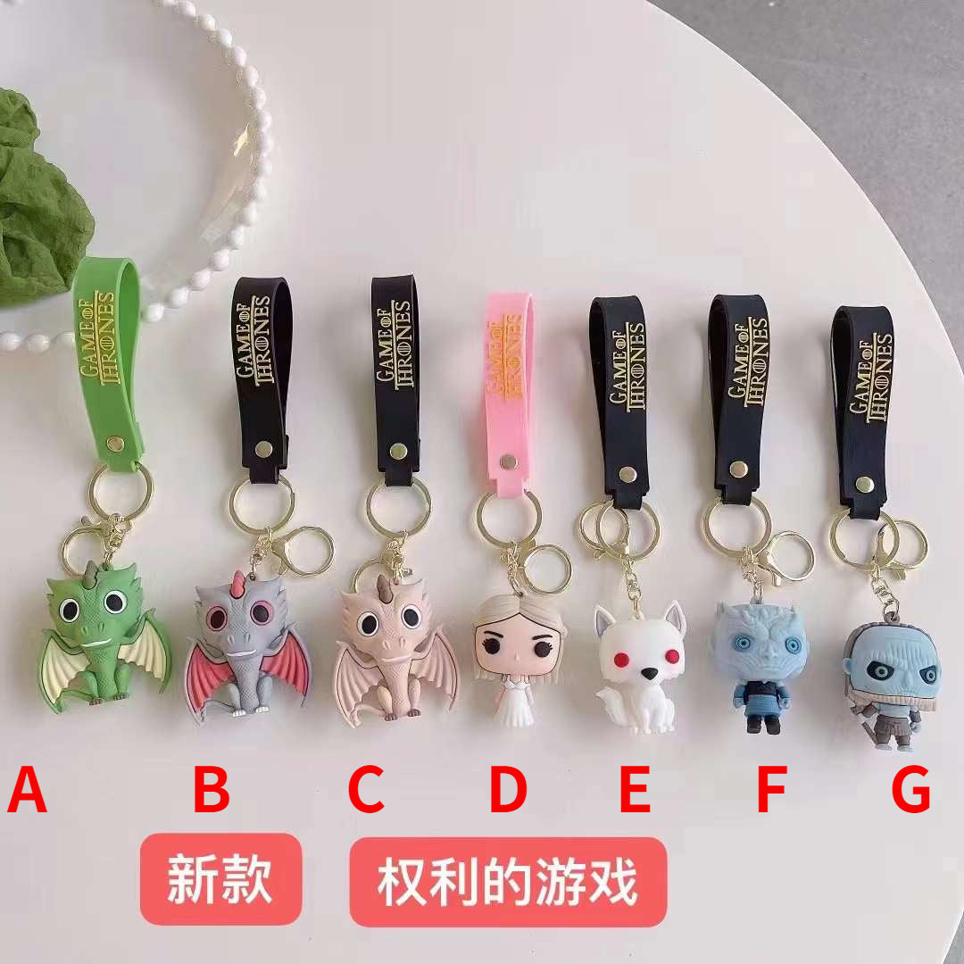 PVC cartoon character keychain MIC-MiaoY051