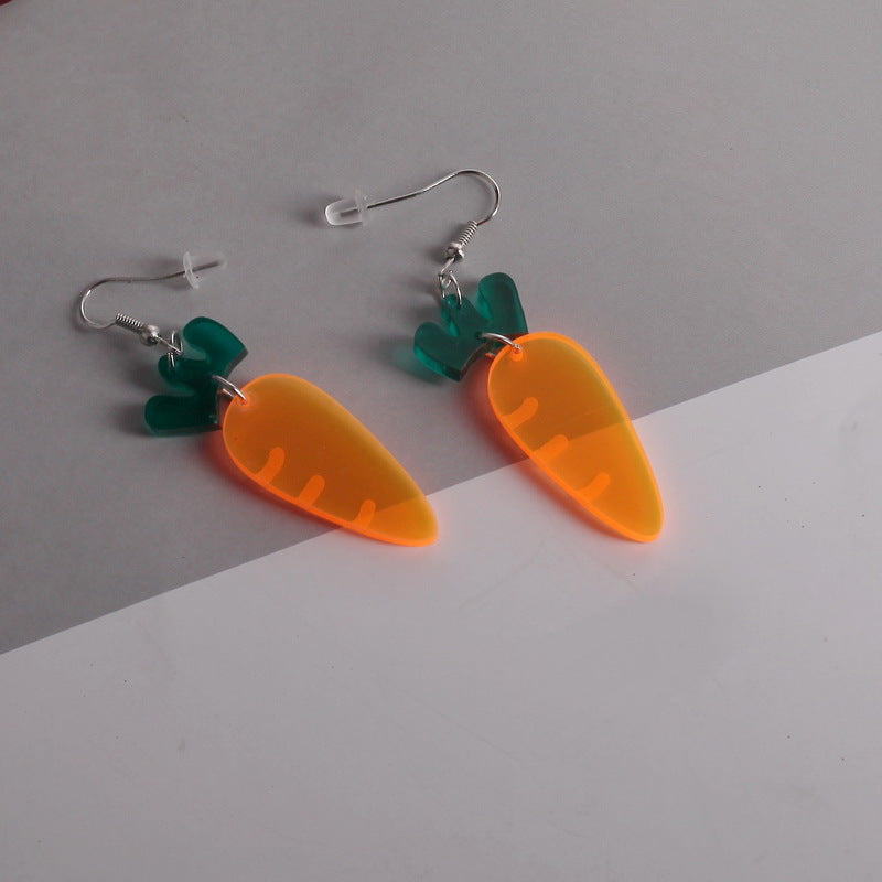 Acrylic lovely fruit earrings MIC-XueP024