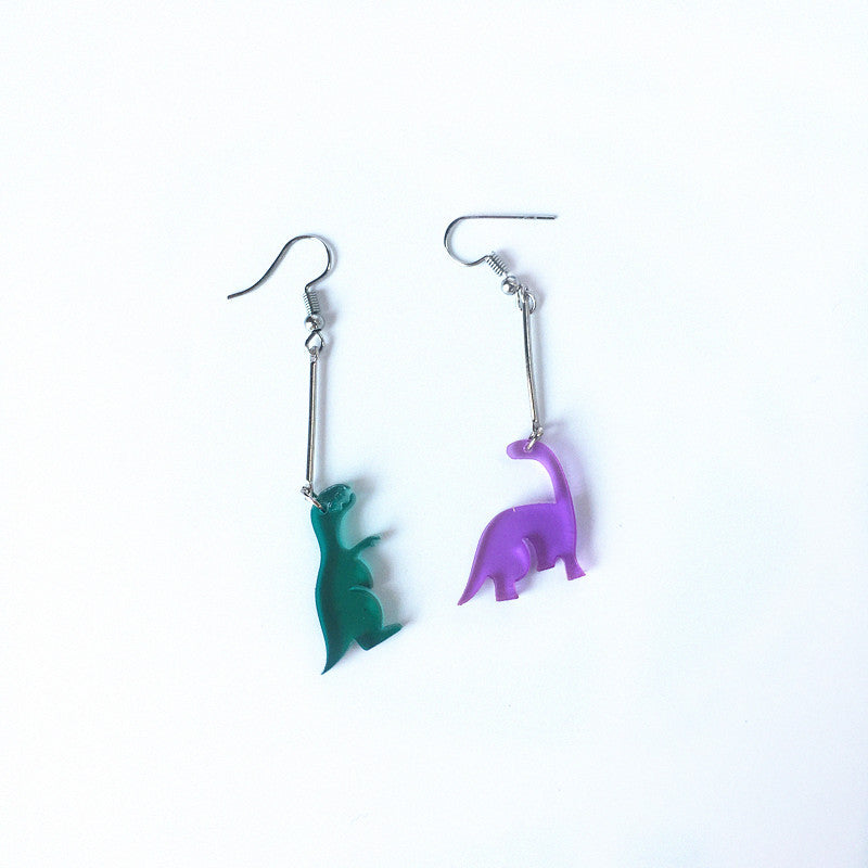 Acrylic Dinosaur Monster Earrings (Minimo de Compra 2) MIC-ChouT046