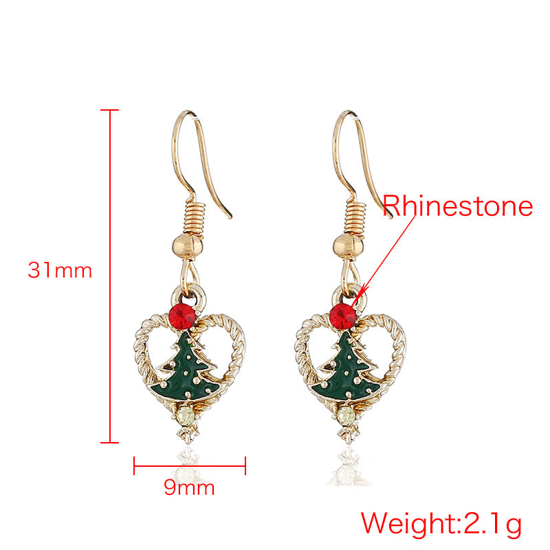 Alloy Christmas Fashion Earrings MIC-KaiQ040