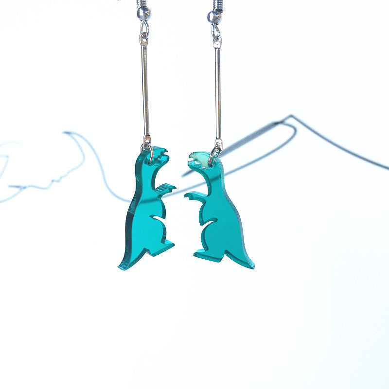 Acrylic Dinosaur Monster Earrings (Minimo de Compra 2) MIC-ChouT046