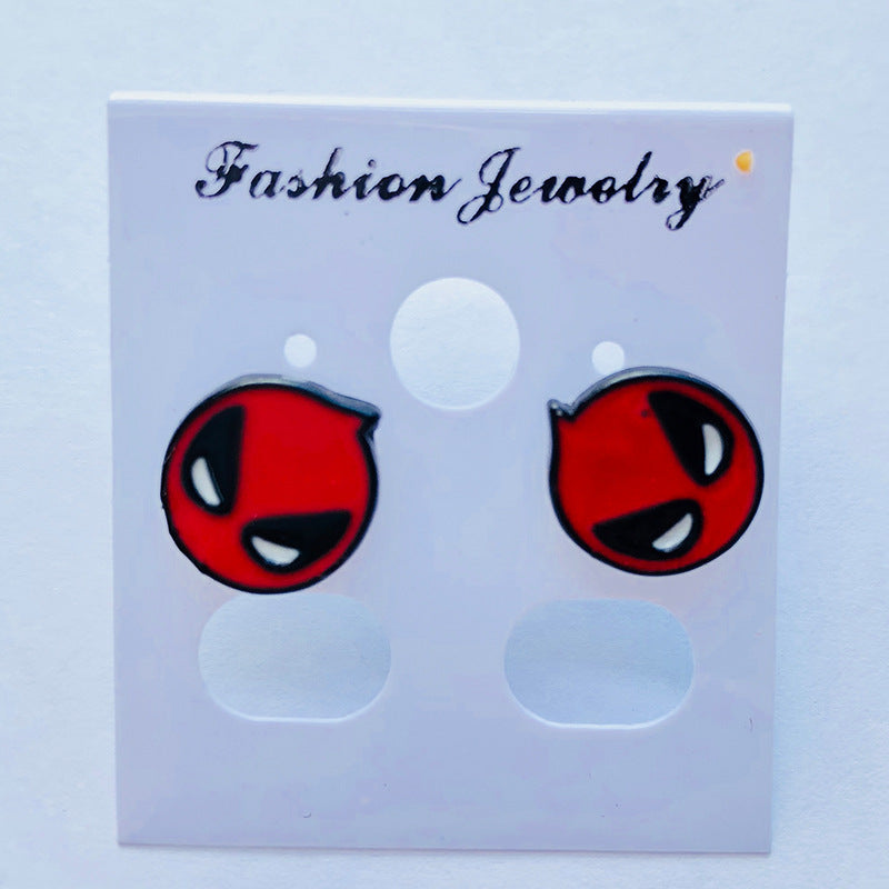 Alloy New Cartoon Earrings (Minimo de compra 2) MIC-HuaL001