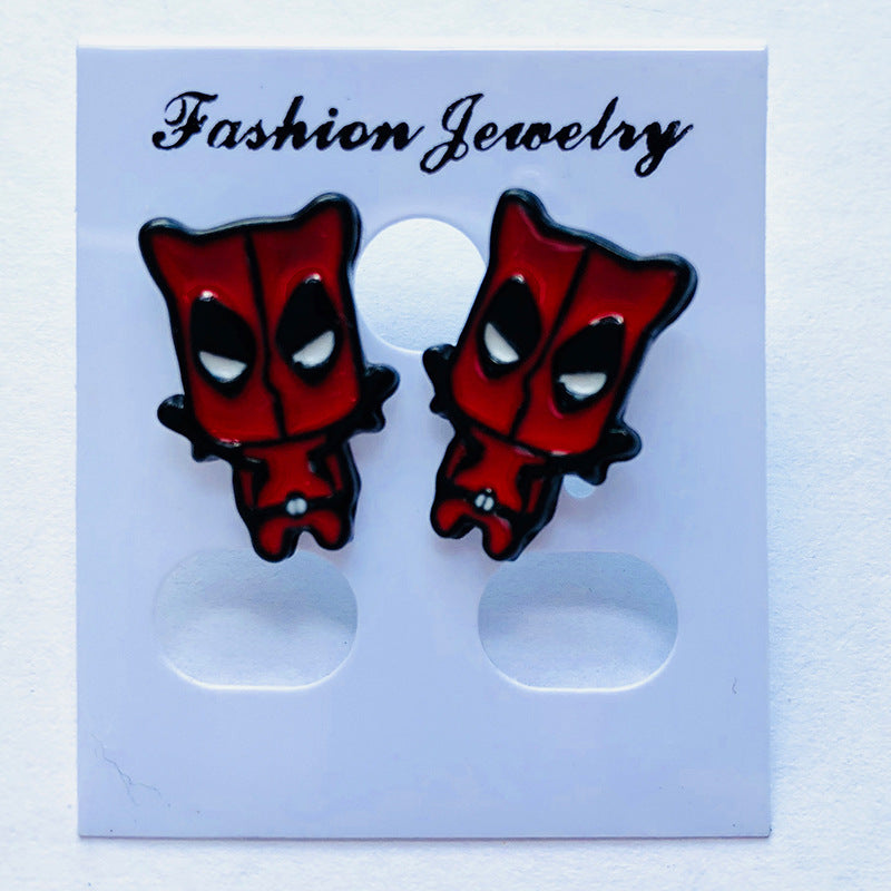 Alloy New Cartoon Earrings (Minimo de compra 2) MIC-HuaL001