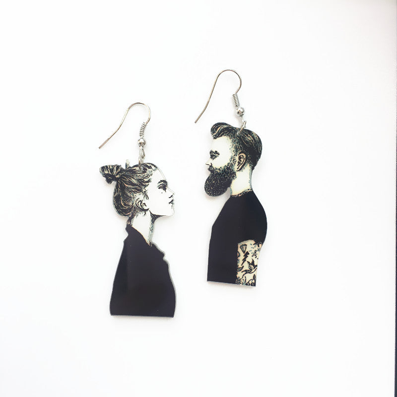 Resin killer not too cold earrings (Minimo de Compra 2) MIC-ChouT018