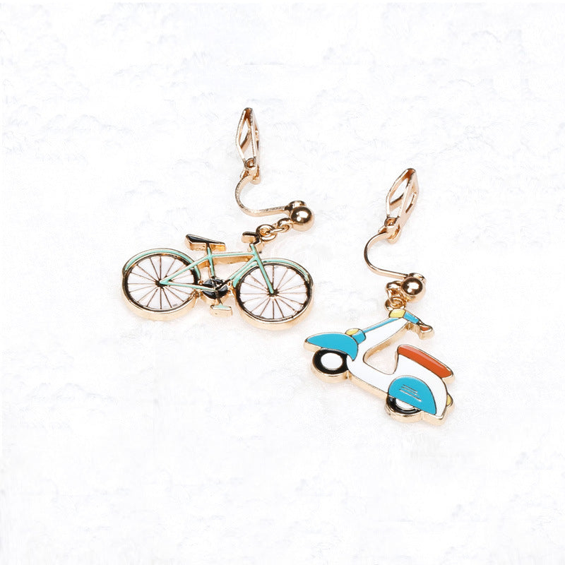 Alloy Exquisite Motorcycle Earrings (Minimo de Compra 2) MIC-QiR037