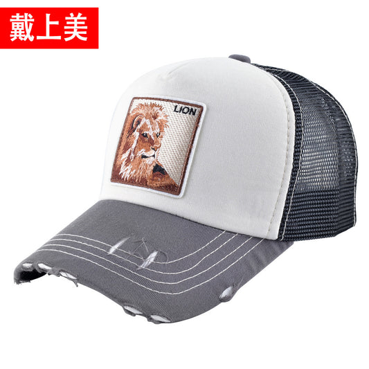 Nylon embroidered animal Baseball cap MYA-DSM014