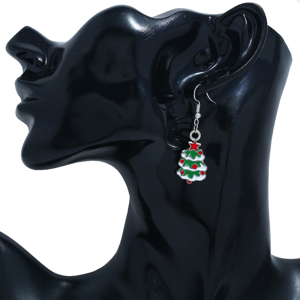 Alloy Christmas series earrings (Minimo de Compra 2) MYA-ZuanL007