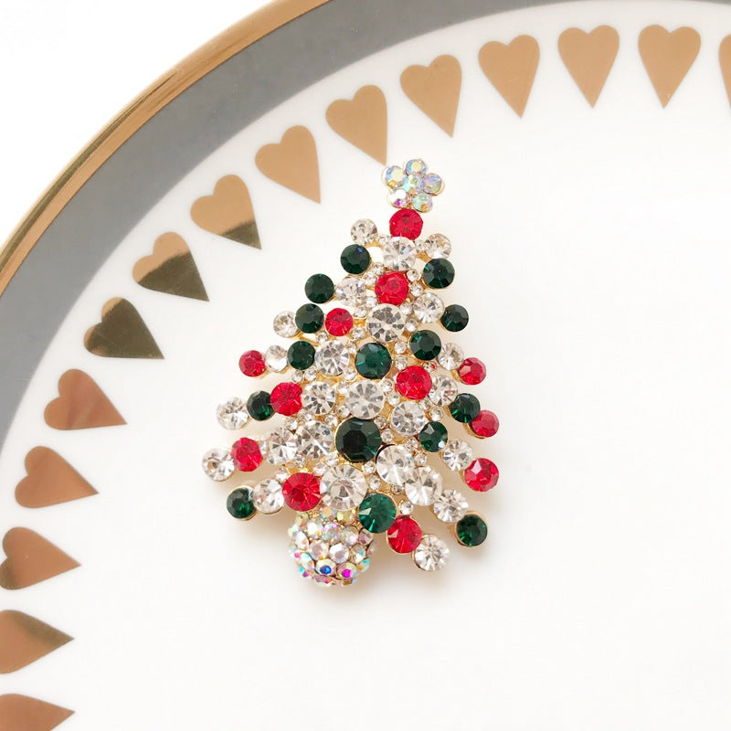 Alloy snowflake snowman elk brooch (Minimo de compra 2) MIC-YiM043