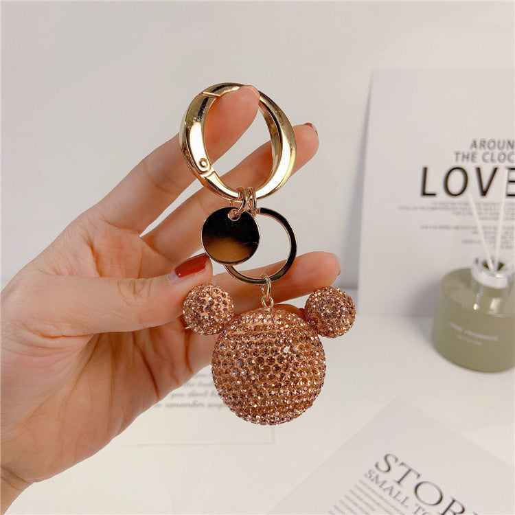 Diamond cartoon doll key chain  （Minimo de compra 2） MYA-LianX002