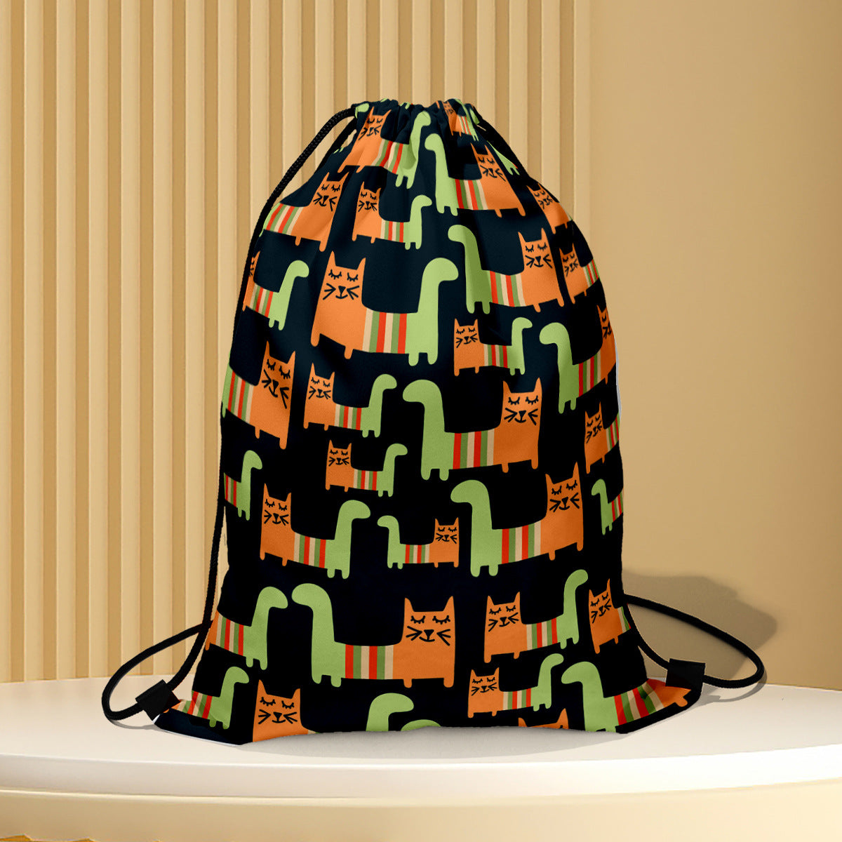 Polyester Halloween drawstring backpack (Minimo de Compra 2) MYA-QB003