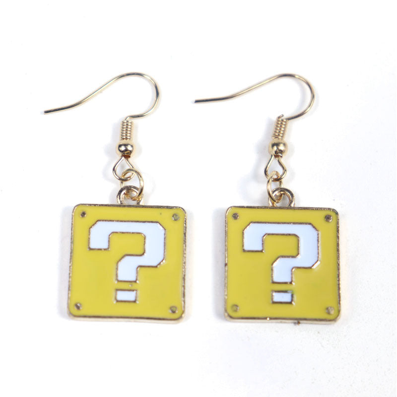 Alloy Game Mario Earrings MIC-XuXin006