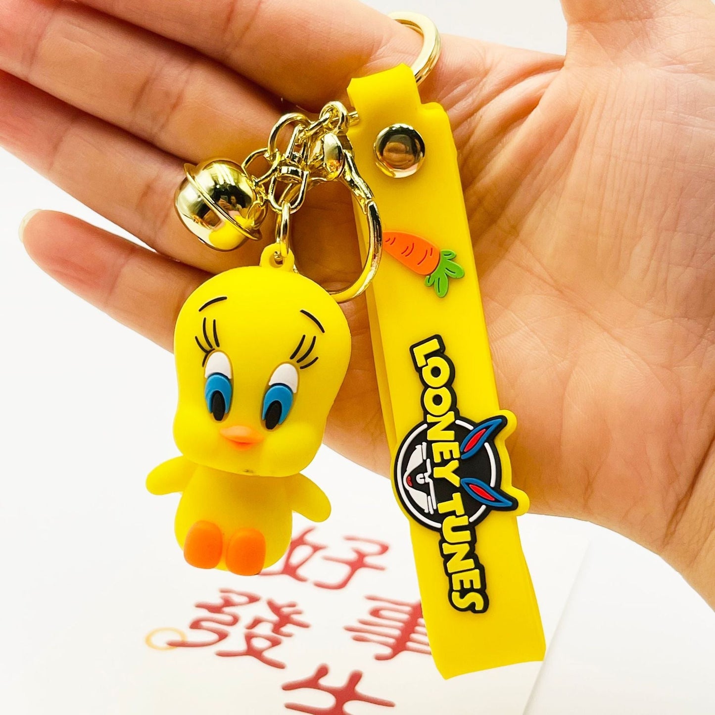 Keychains PVC Bunny Cartoon Cute (M) XiangY040