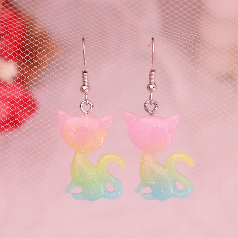 Resin cute cartoon animal earrings MIC-NiQ029