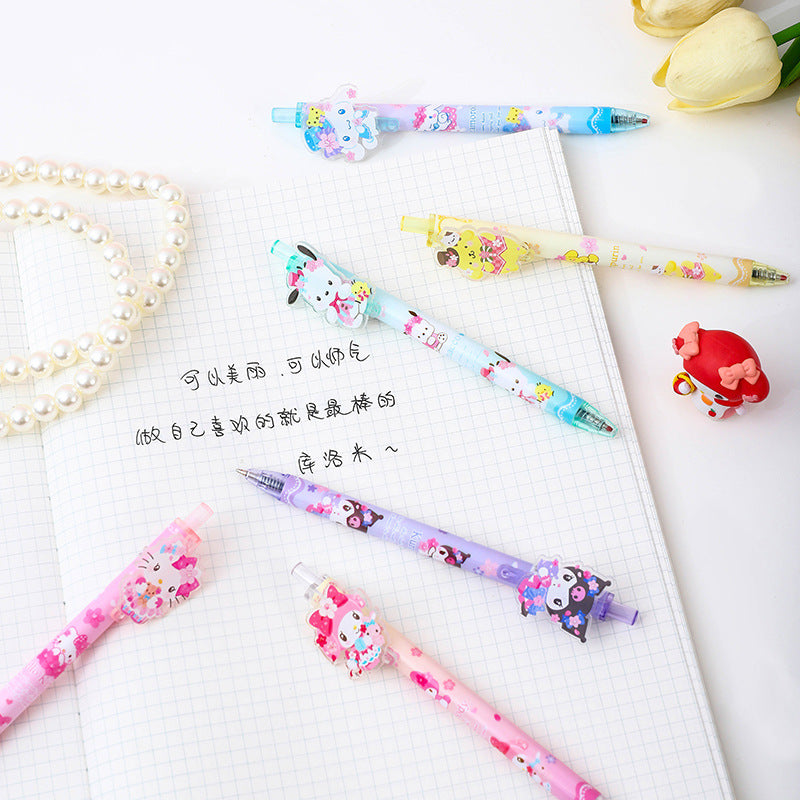 Plastic lovely animation neutral pen 48PCS MYA-YJN001