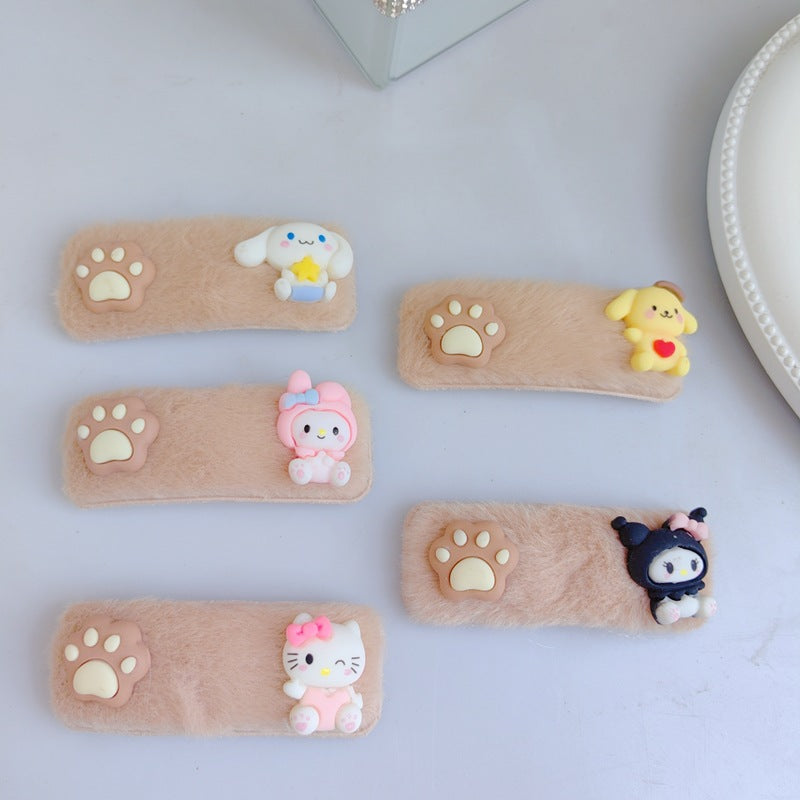 Resin cartoon cute hair clip (Minimo de compra 12) MYA-ZiZ005