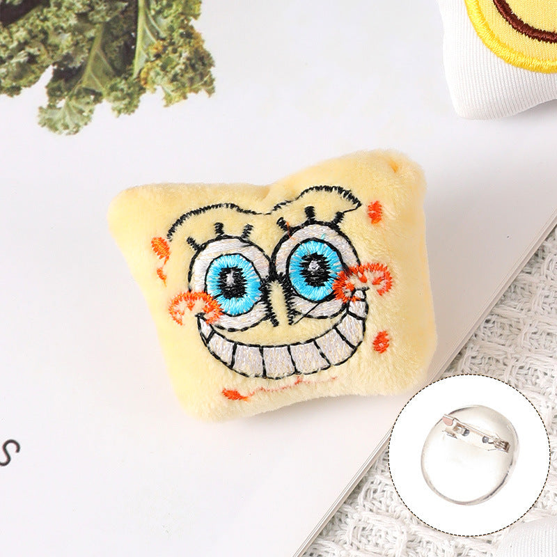 Plush cartoon cute brooch MIC-ZhanY006