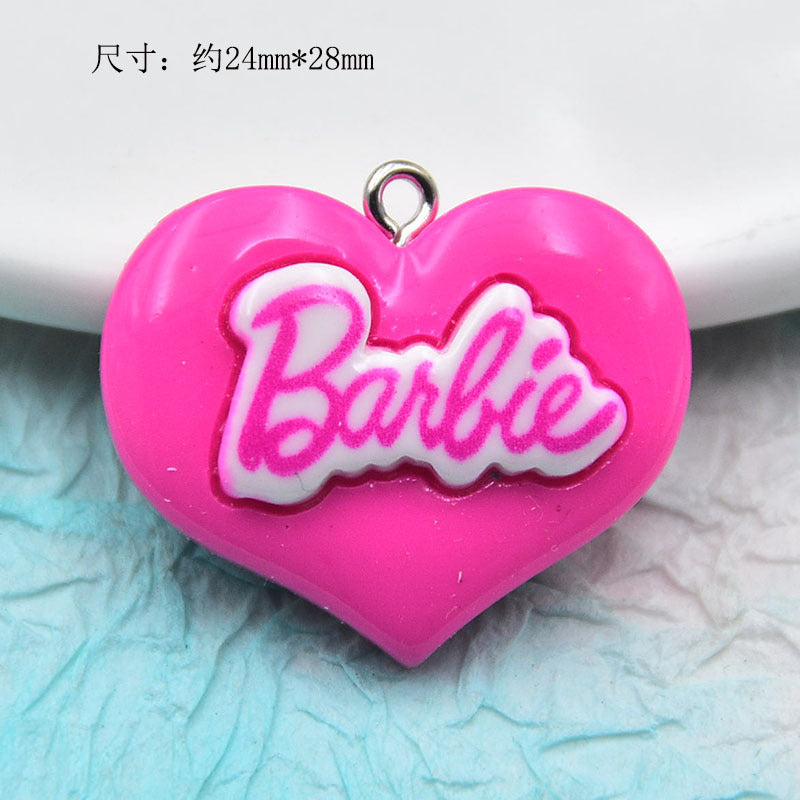 Resin Barbie Bow Five pointed Star Accessories MYA-ZhiB004