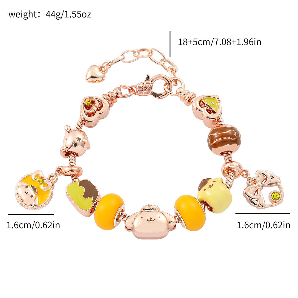 Alloy cartoon anime bracelet (Minimo de Compra 5) MIC-ZhuoX019