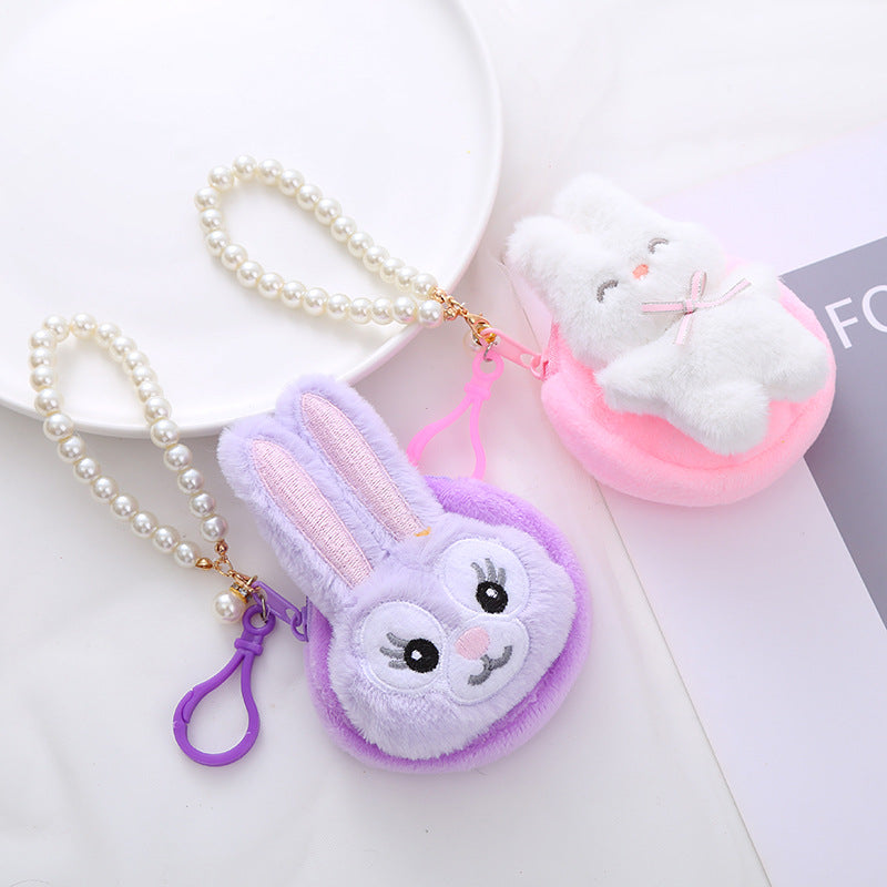 Cotton rabbit zipper small coin purse Minimo de compra 5 MIC-JiaW004