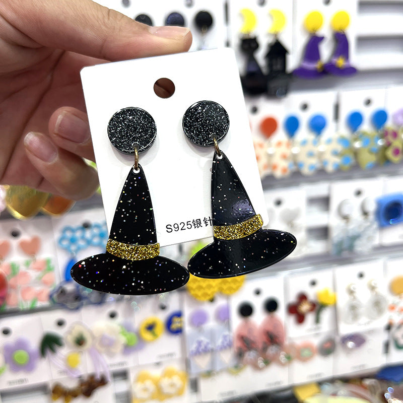 Acrylic New Halloween Collection Earrings PinH003