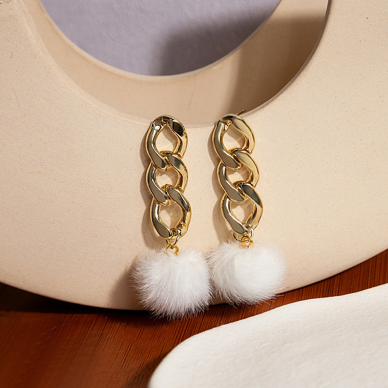 Alloy bow rabbit earrings MIC-HongC019