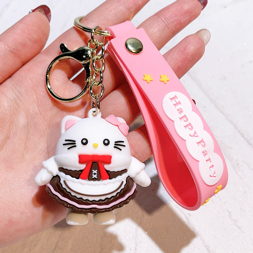 PVC cartoon cute pet cute keychain MIC-QiC037