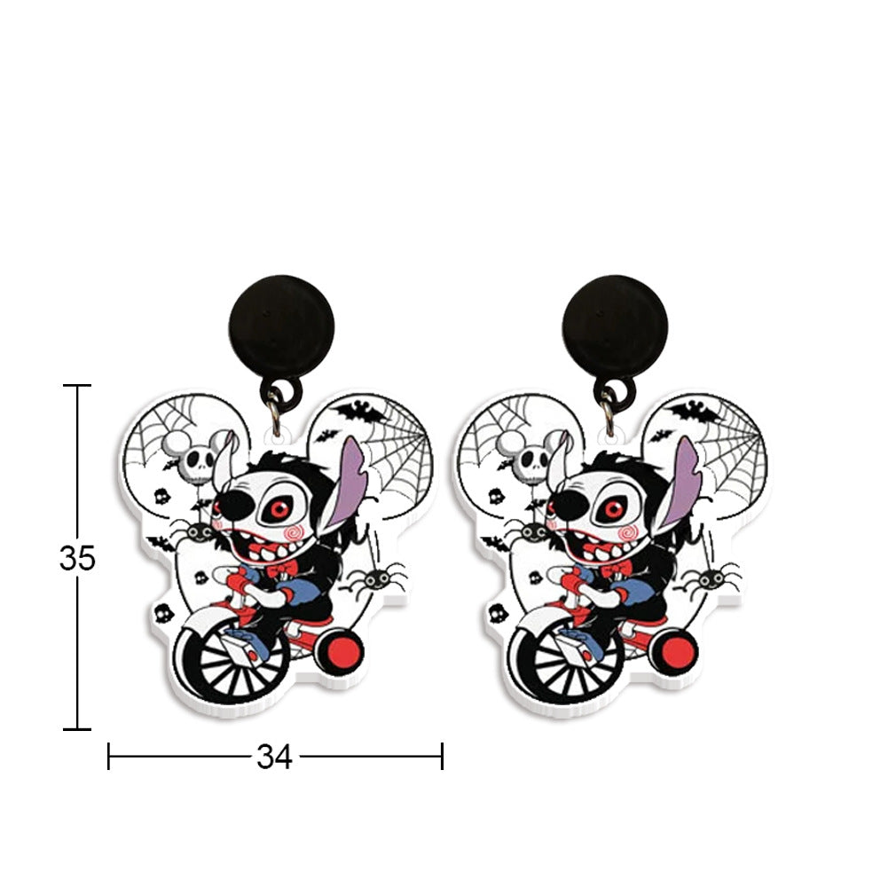 Alloy cartoon cute earrings (Minimo de Compra 2) MYA-ZhaoH001