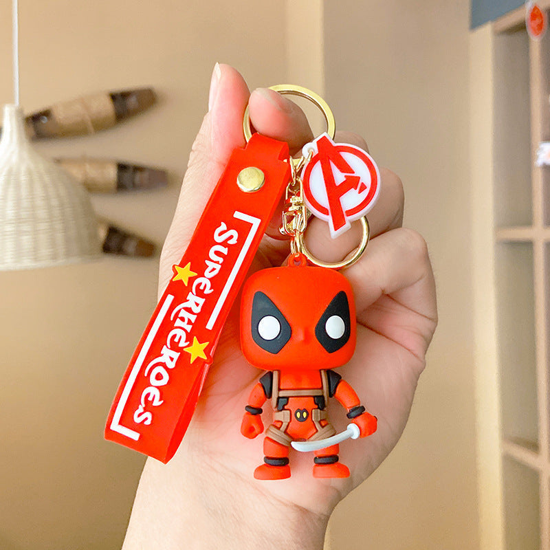 keychain pvc cartoon glue doll Minimo de compra 2 YDao005