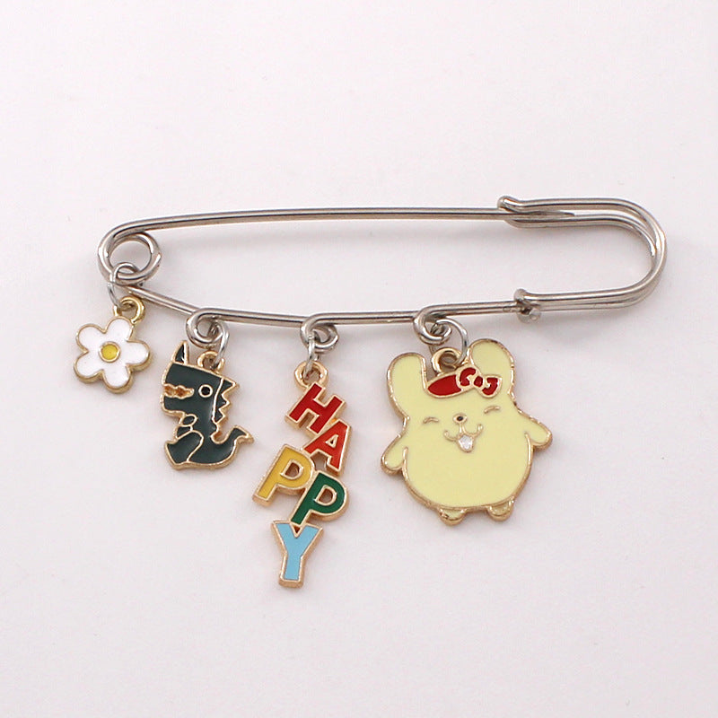 Alloy cartoon animal brooch (Minimo de compra 2) MIC-LiY017